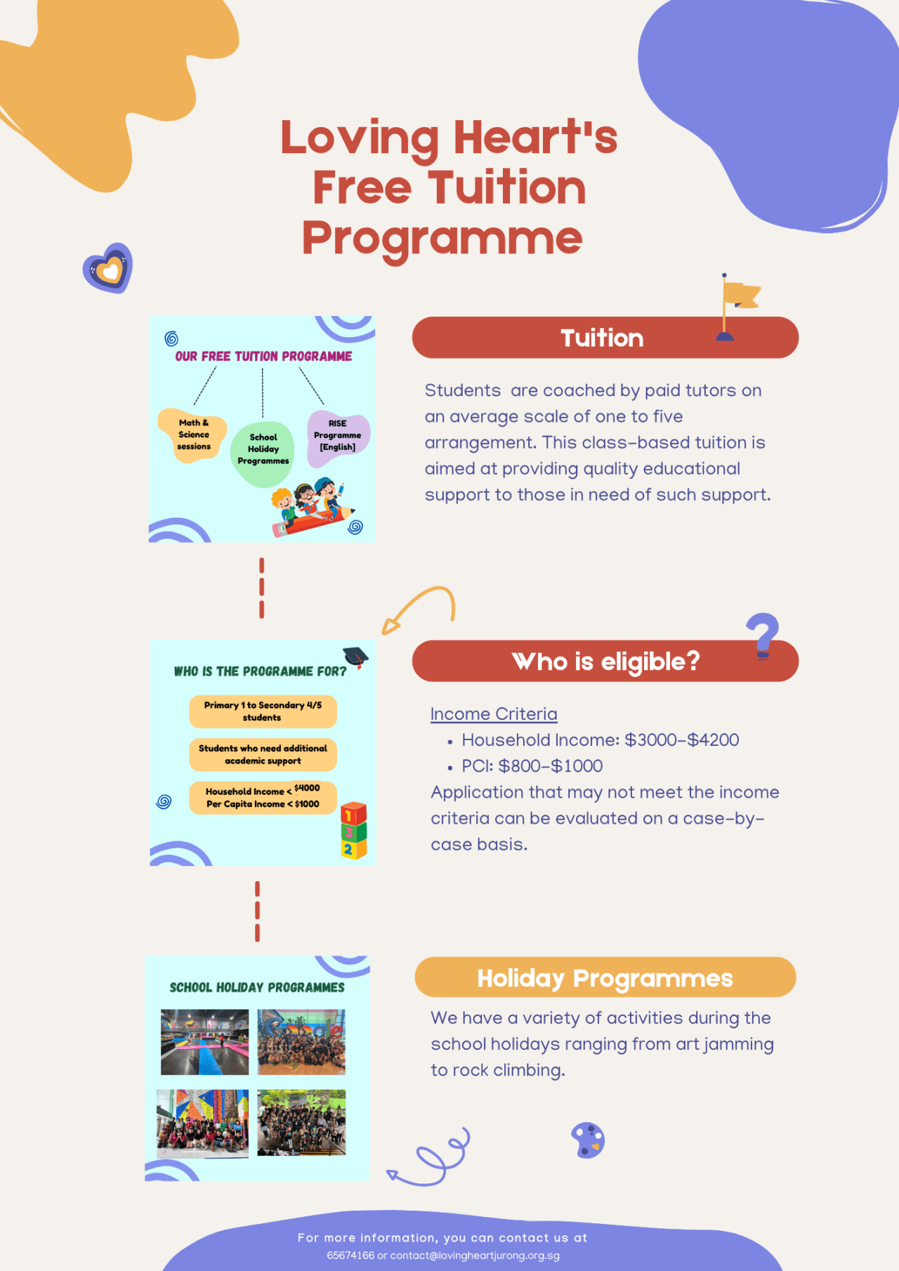 Tuition Programs Free Tuition Programme @ Jurong East - Loving Heart Multi-Service ...